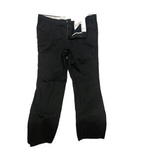 George Flat Front Black Chinos Mens 40x32